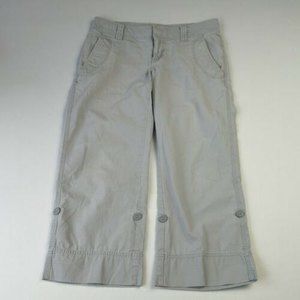 The North Face Womens Gray Hiking Pants Convertible Cropped Regular 4 Outdoor